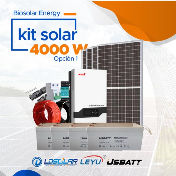 KIT SOLAR 4000W OPCIÓN 1