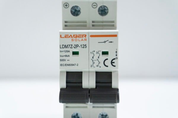Breaker 2P 500VDC 80A, 100A, 125A LEADER - Imagen 3