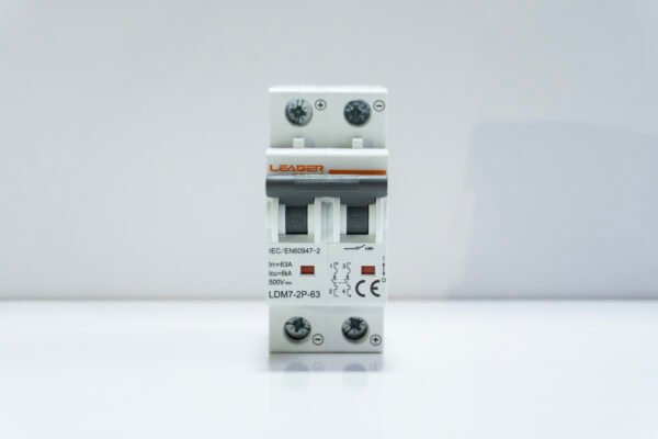 Breaker 2P 500VDC 16A, 20A, 32A, 40A, 50A, 63A LEADER