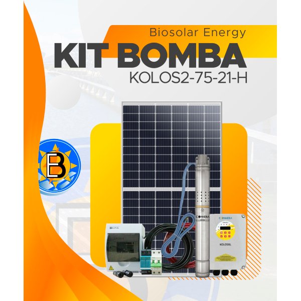 KIT BOMBA SOLAR SUMERGIBLE KOLOS2-75-21-H