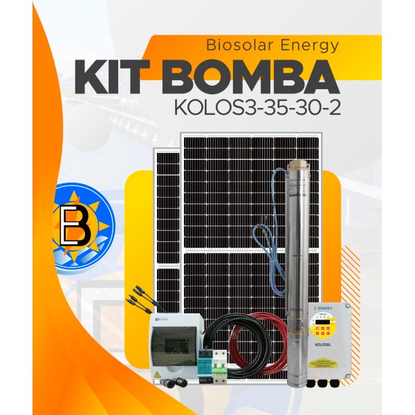 KIT BOMBA SOLAR SUMERGIBLE  KOLOS3-35-30-2