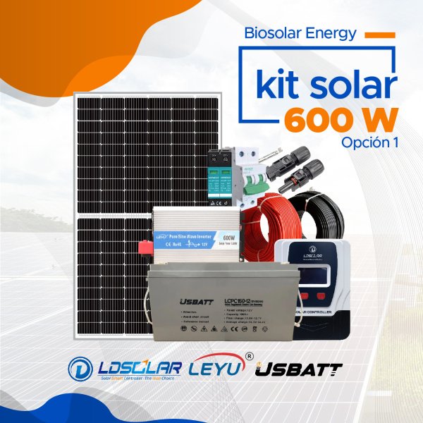 KIT SOLAR 600W OPCIÓN 1