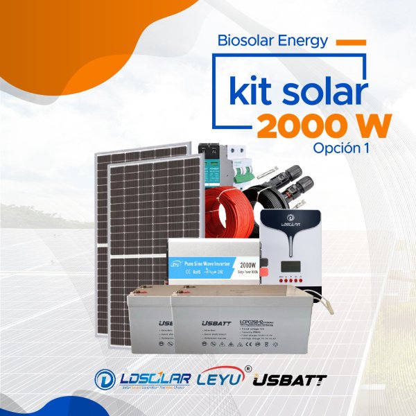 KIT SOLAR 2000W OPCIÓN 1