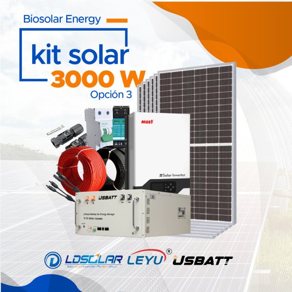 KIT SOLAR 3000W OPCIÓN 3