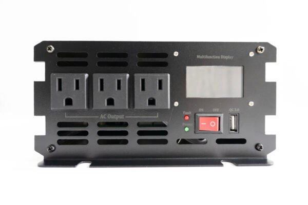Inversor Onda Modificada 1500W Leyu 12V + LCD - Imagen 3